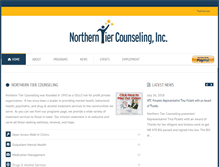 Tablet Screenshot of northerntiercounseling.com